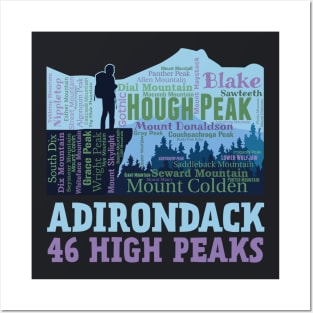 Adirondack Mountains New York High Peaks 46er Hikers Posters and Art